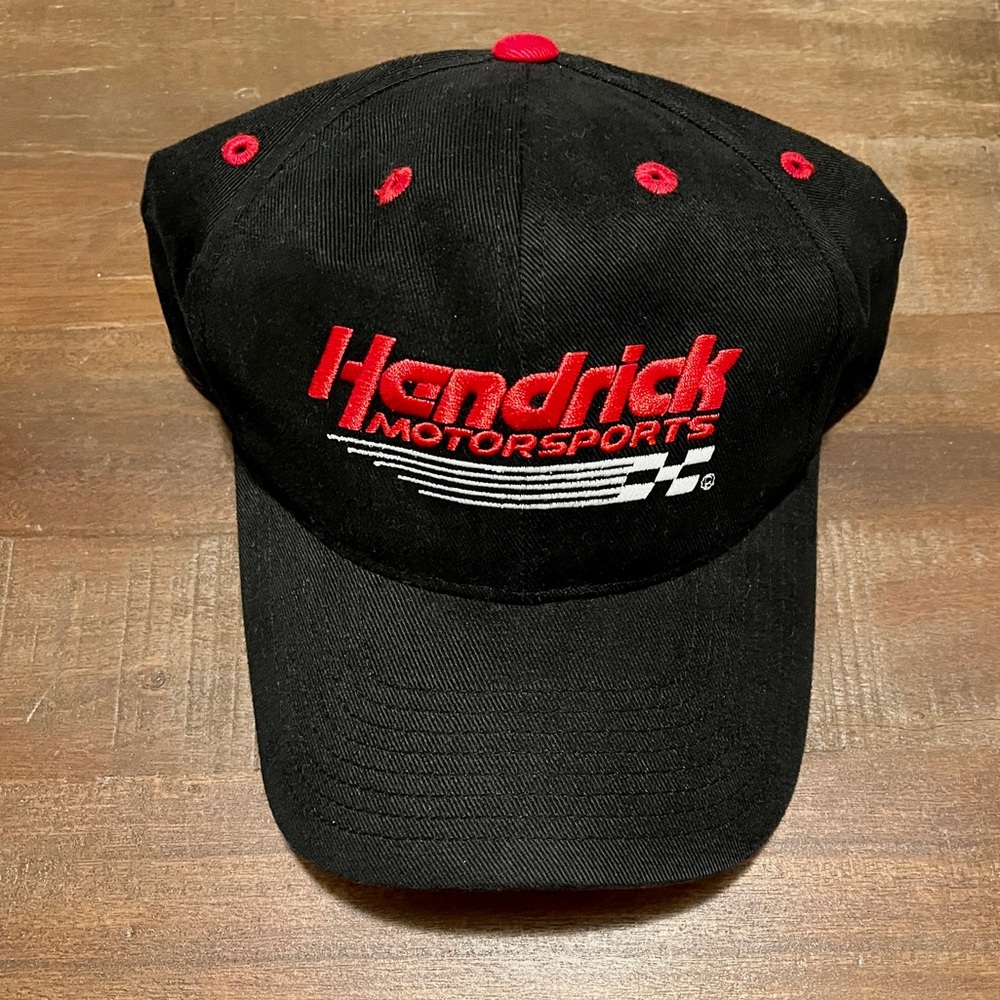 Hendrick Motorsports Victory Lane Hat NASCAR‎ Racing Black SnapBack Baseball Cap